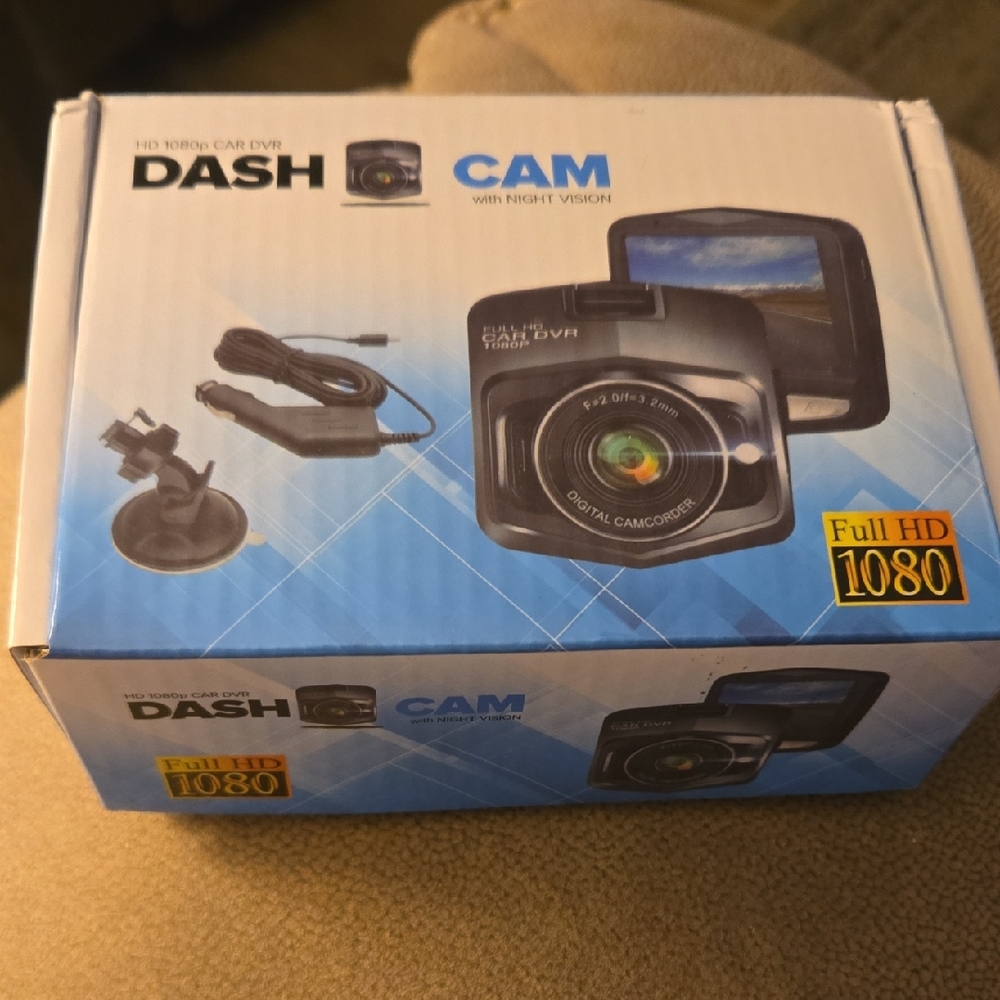 Dash Cam HD 1080P Car DVR - Black